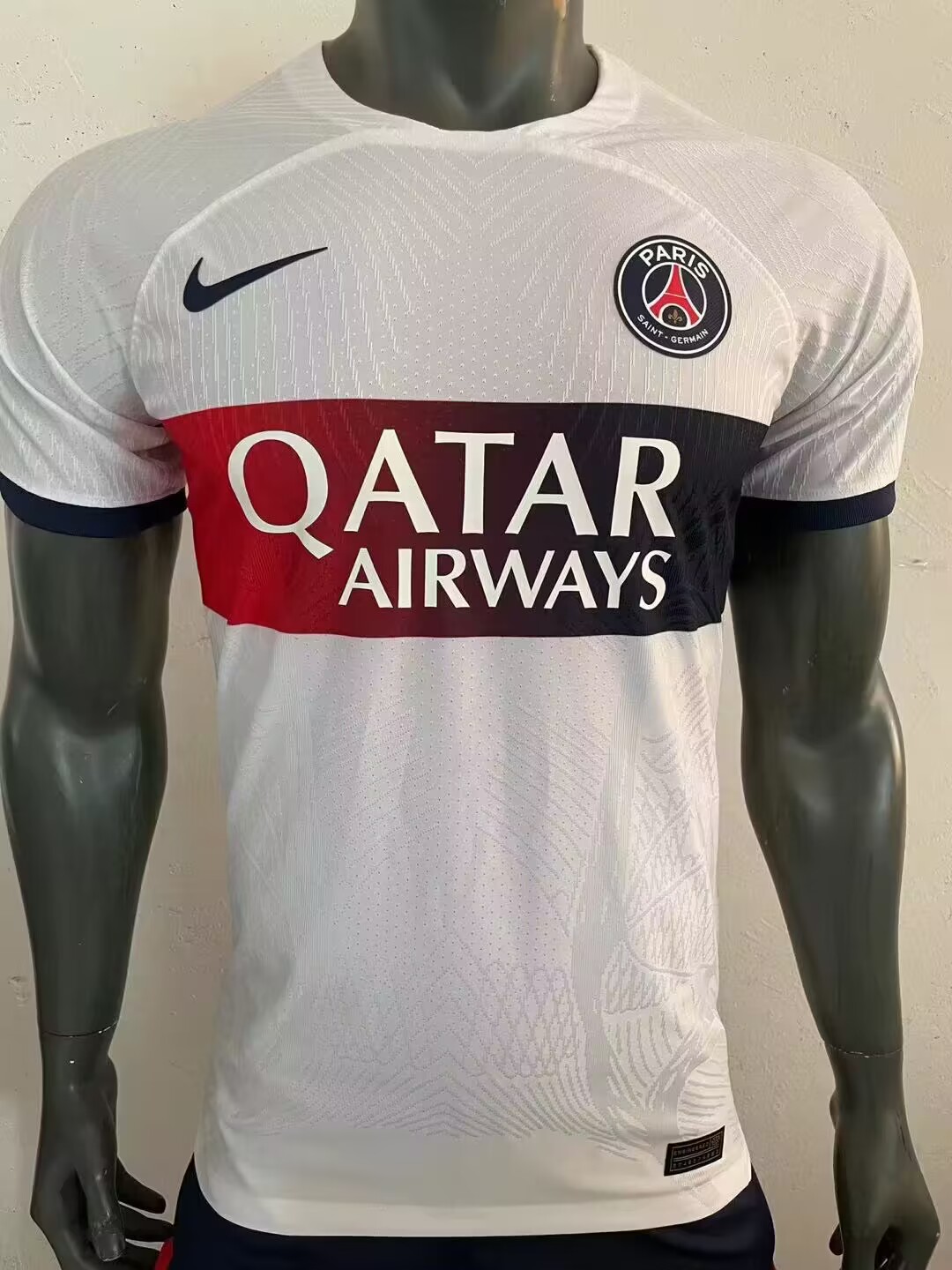 AAA Quality Paris St Germain 23/24 Away White Jersey(Player)